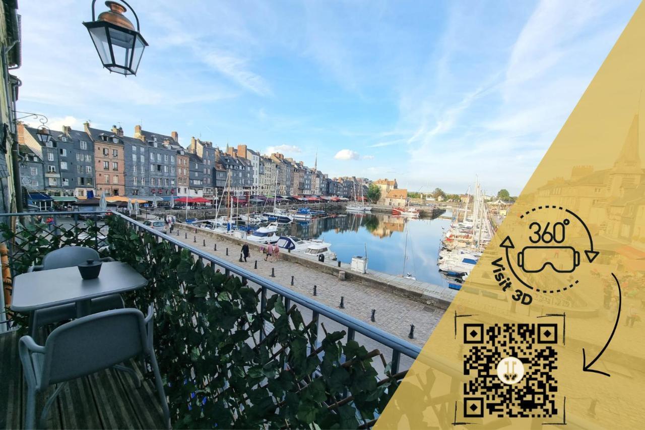 Apartamento Le Balcon Du Port Honfleur Exterior foto